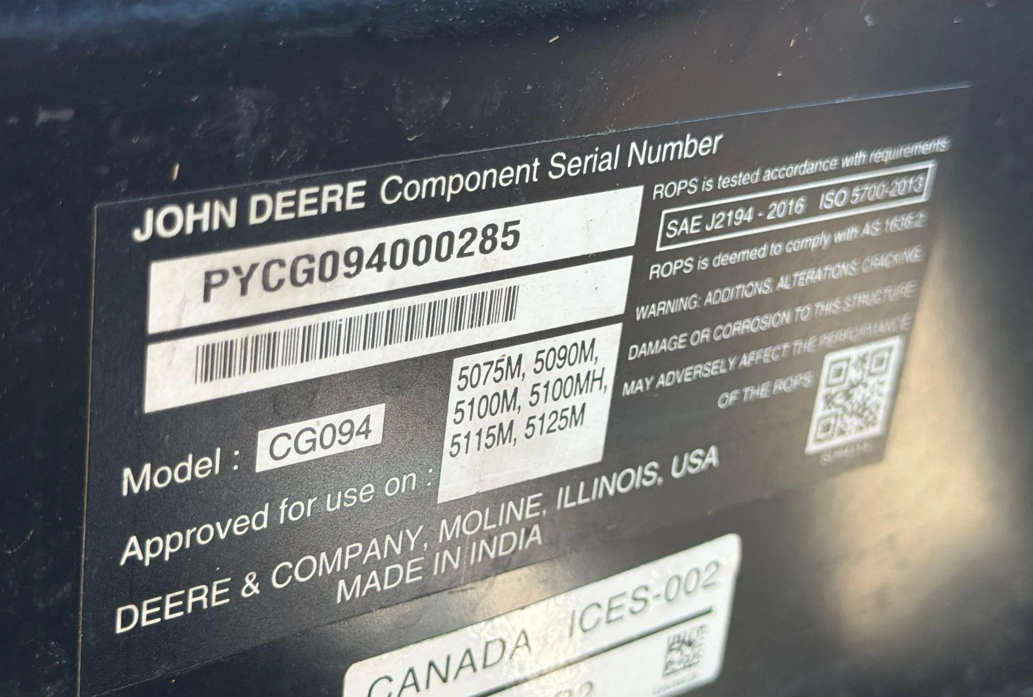 2022 John Deere 5115M MFWD